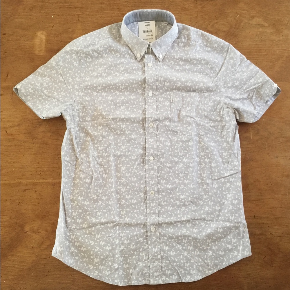 New Ben Sherman Woven Shirt // Short-Sleeve